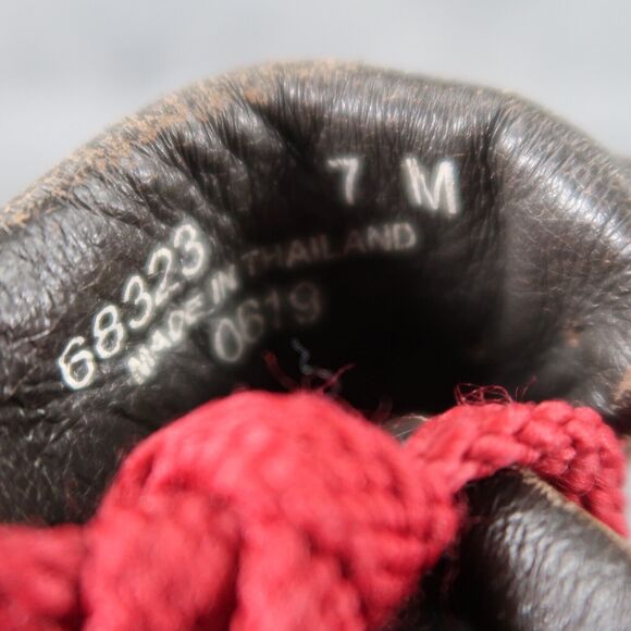 Timberland Shoes Womens 7 Boots Hiking Outdoor Leather Vintage Brown Lace Up Mid - Picture 14 of 16